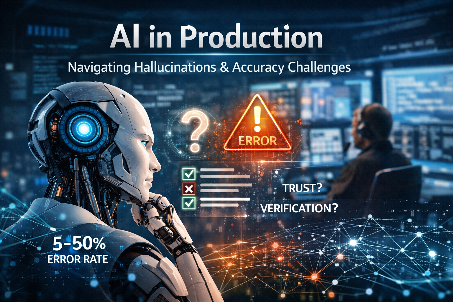 AI hallucinations and production readiness visual