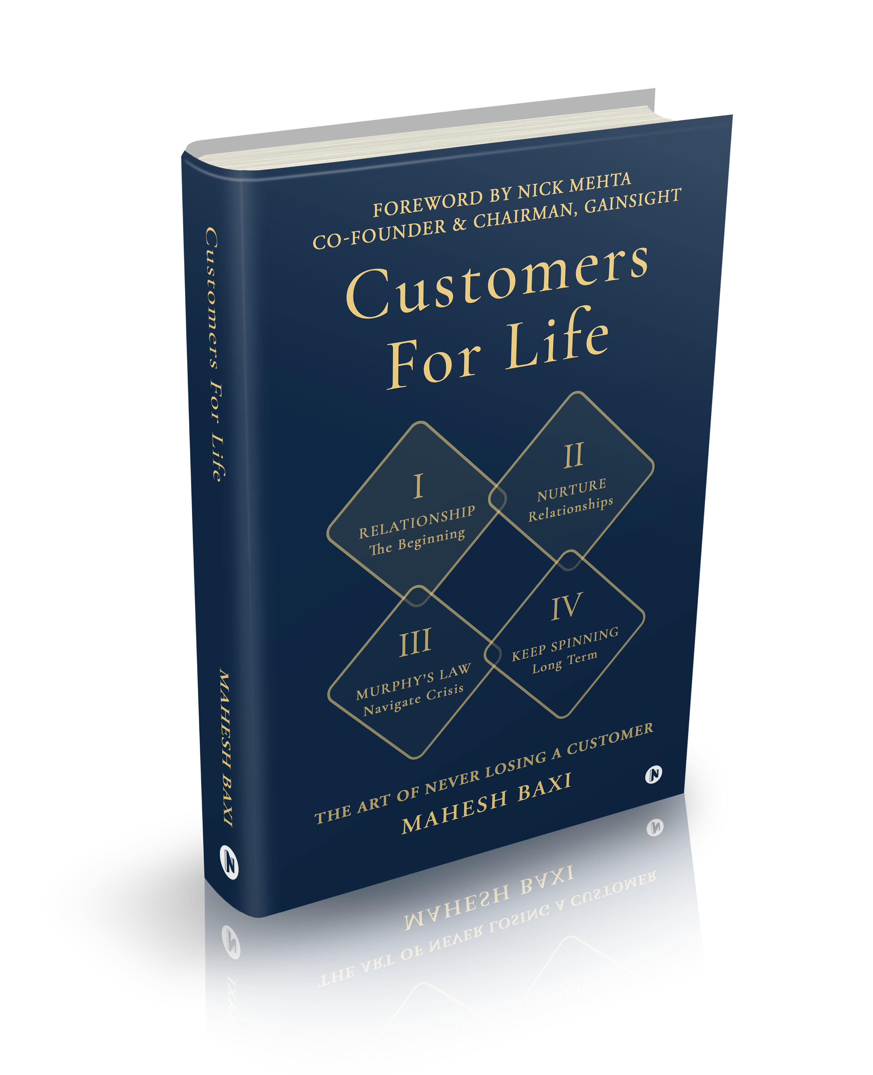 Customers for Life 3D book cover