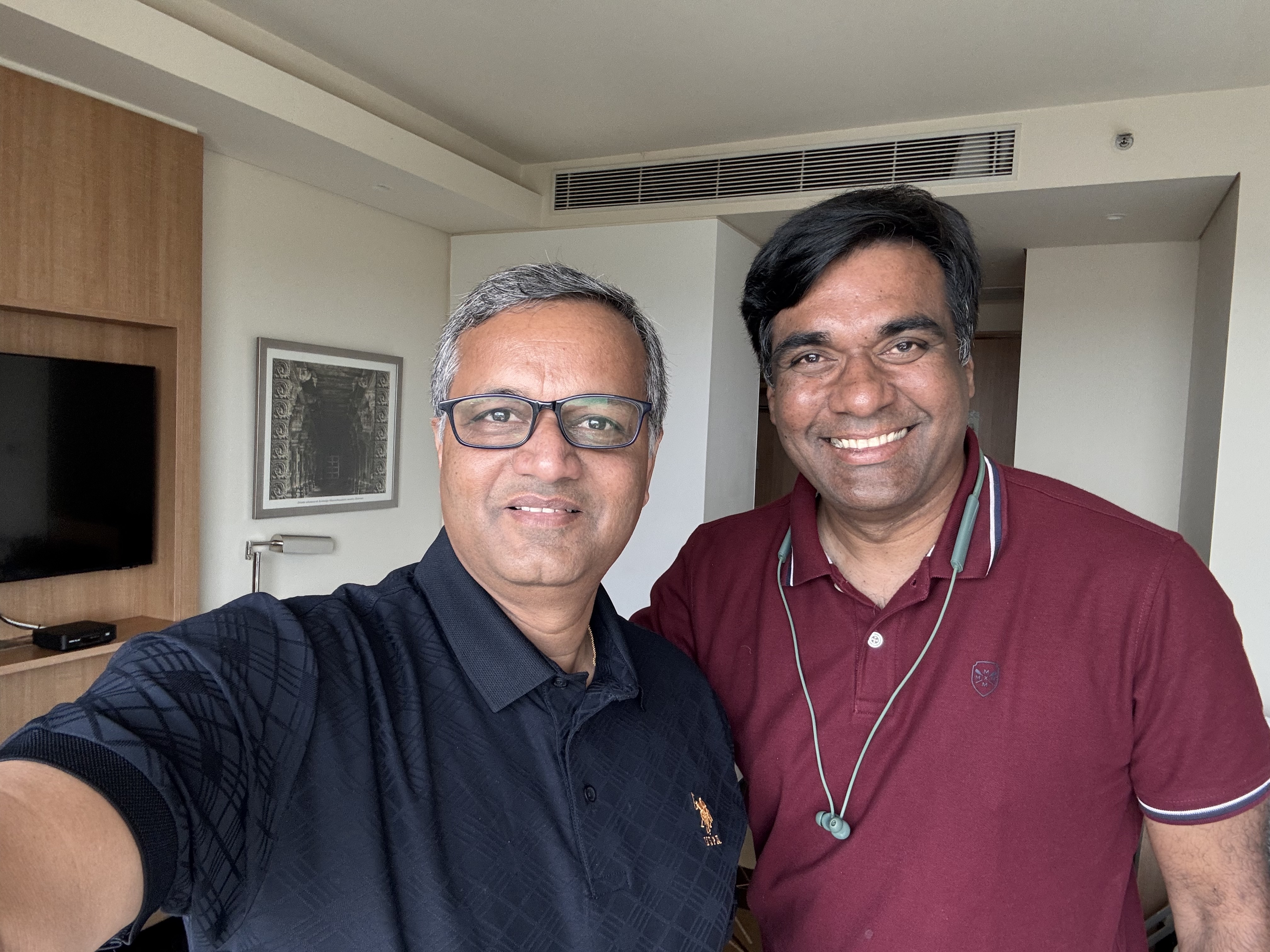 Mahesh Baxi with Kiruba Shankar